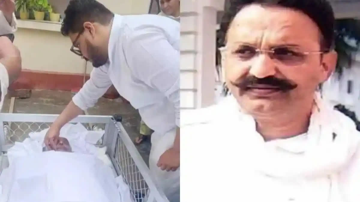 Mukhtar Ansari Death: Son Umar Seen Twitching Moustache of Father for Last Time
