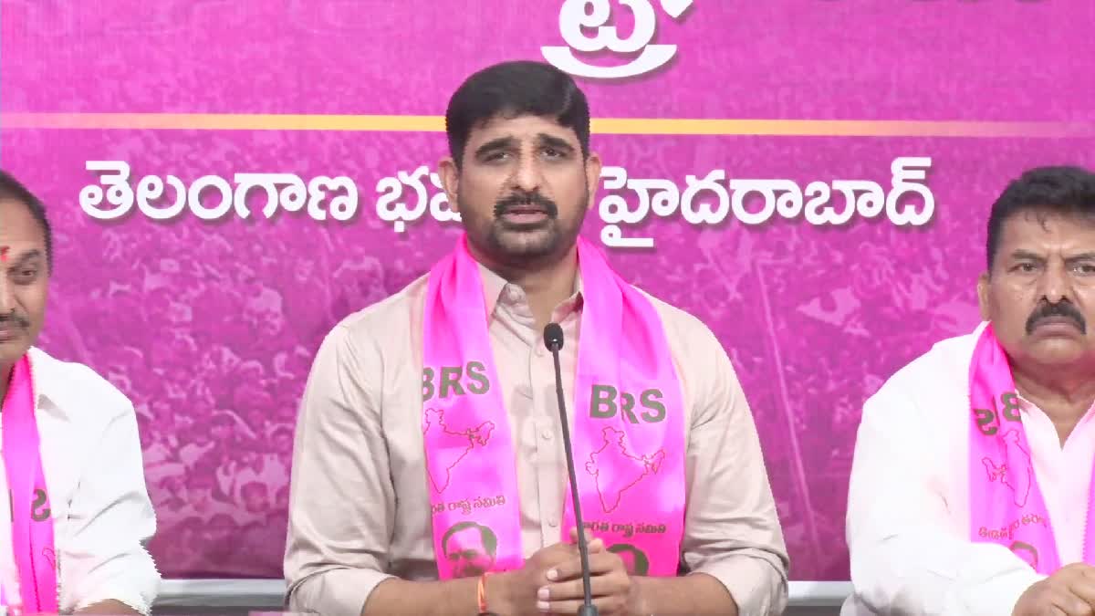 BRS MLA Padi Kaushik Reddy Press Meet