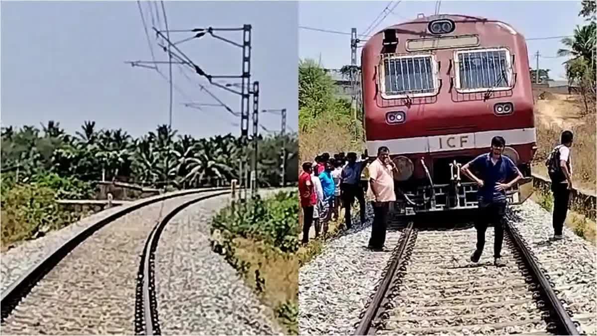 High Voltage Wire On Train Track