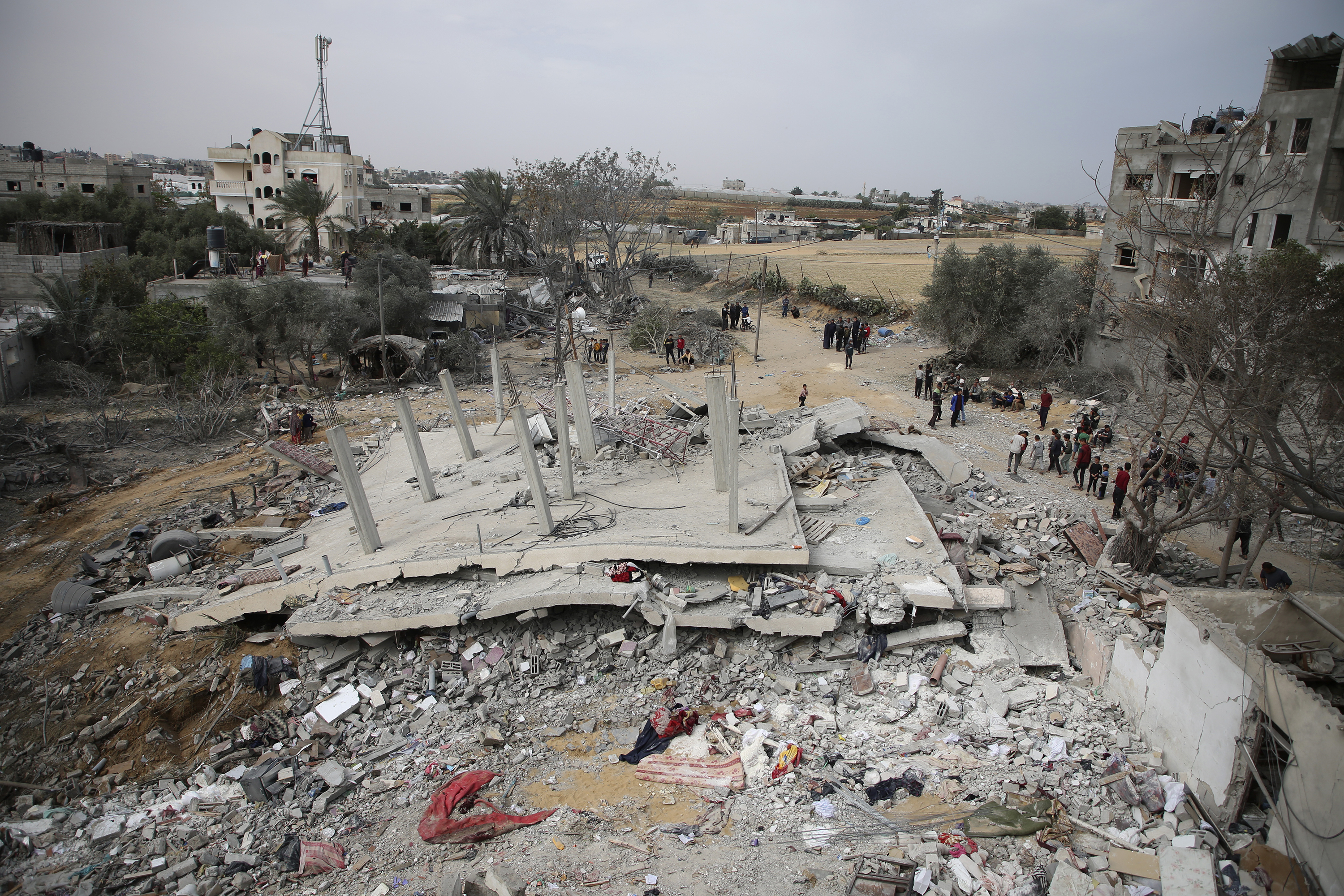 غزہ میں اسرائیلی جارحیت جاری۔۔۔۔ ( Photo: AP)