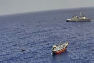 Indian Navy Rescues Hijacked Iranian Fishing Vessel, 23 Pakistani Crew Members