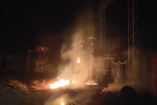 Gescom station Transformer blasted