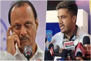 Rohit Pawar criticized Ajit Pawar over candidate survey took from Ajit Pawar Group in Baramati Lok Sabha Constituency