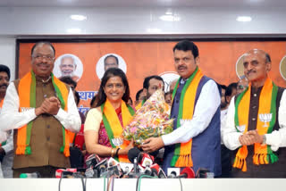 Former Union Home Minister Shivraj Patil's daughter-in-law Archana Patil joined the Bharatiya Janata Party (BJP) on Saturday.