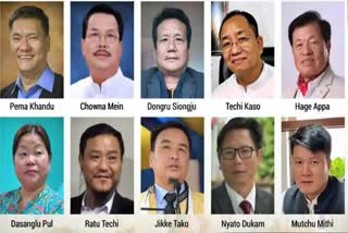 10 CANDIDATES OF BJP WON UNOPPOSED  CM AND DCM WIN UNOPPOSED  ARUNACHAL ASSEMBLY ELECTIONS 2024  PEMA KHANDU CHOWNA MEIN