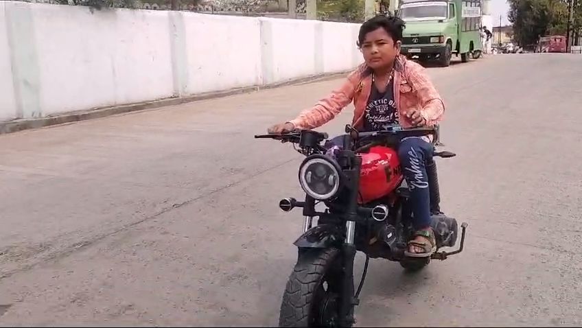 Ranu Mistry made modify bike