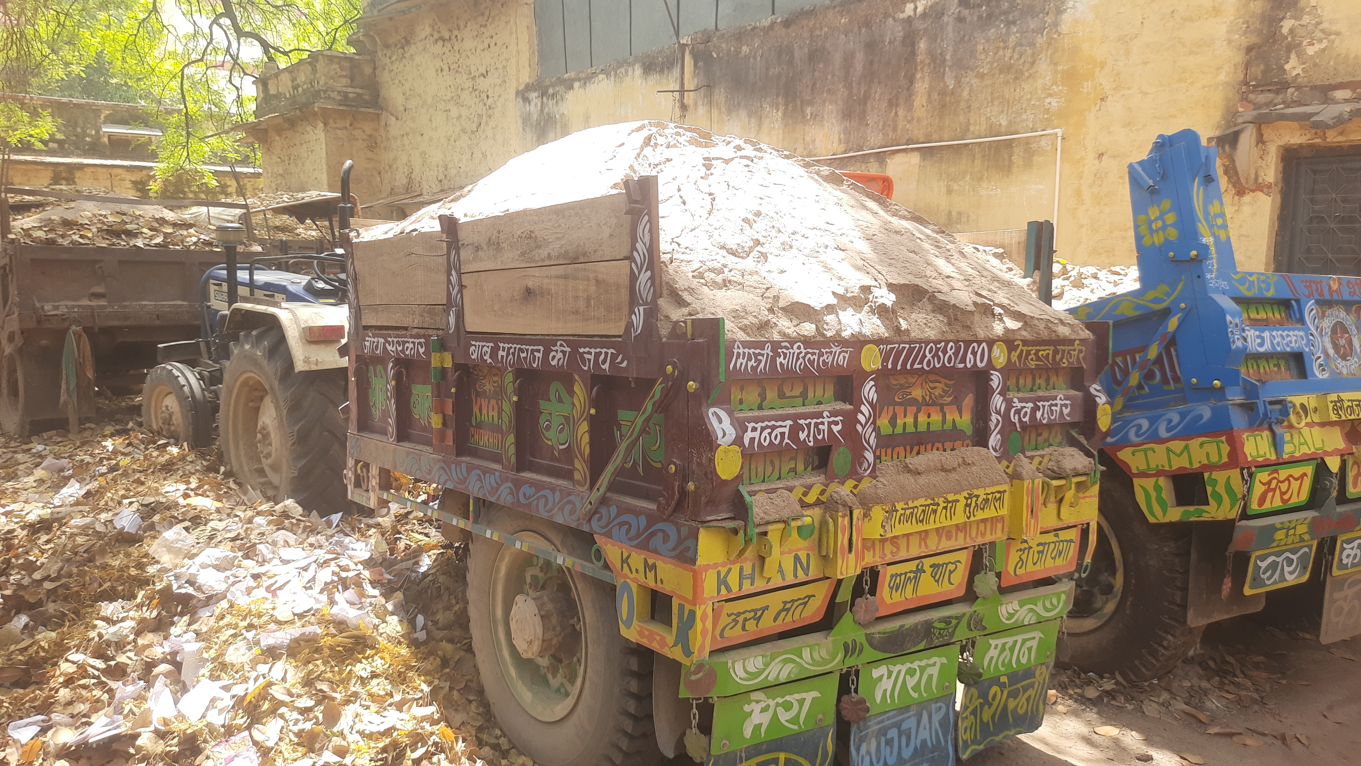 Morena police station Illegal sand