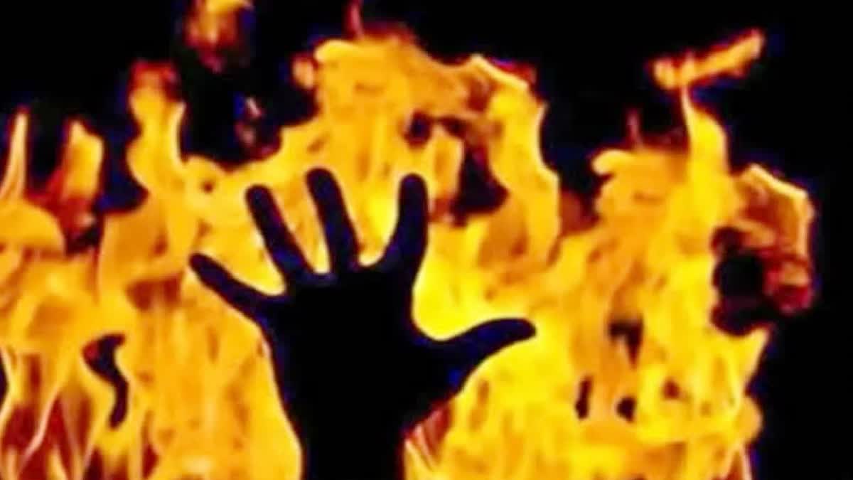 Man was Burnt Alive at Medchal