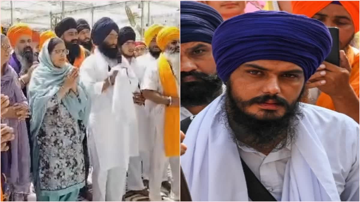 Amritpal Singh parents Campaign in Khadoor Sahib
