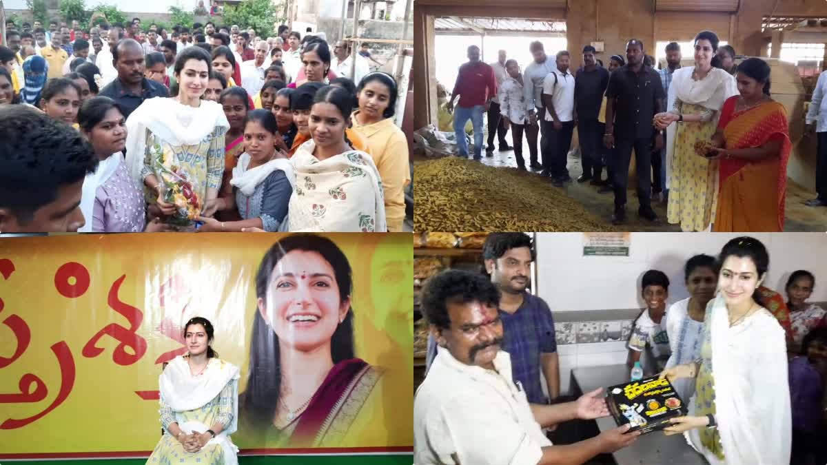 Nara Brahmani Visit A Small Hotel