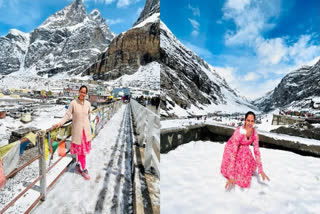 Shuttler Saina Nehwal visited Manali temples, enjoyed snow in Lahaul Spiti