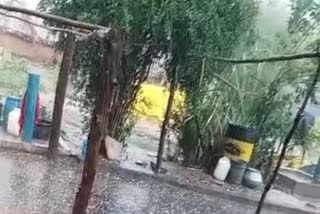 RAIN AND HAILSTORM IN CHHATTISGARH