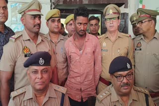 cosmetic shopkeeper accused raping minor girl bareilly railway station arrested.