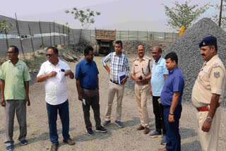 mining task force team raided Pakur and sealed 11 crushers