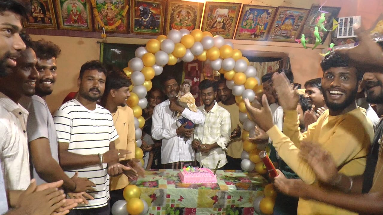 He's Our Second Son: Karnataka Family Celebrates Pet Monkey Hanumantha Gowda's Birthday With A Grand Event