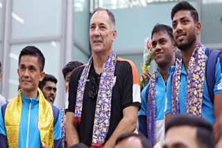 The Indian Men's Football Team Reached Kolkata