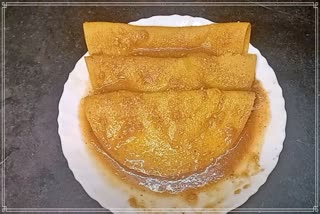 Godhuma Pindi Sweet Dosa in Telugu