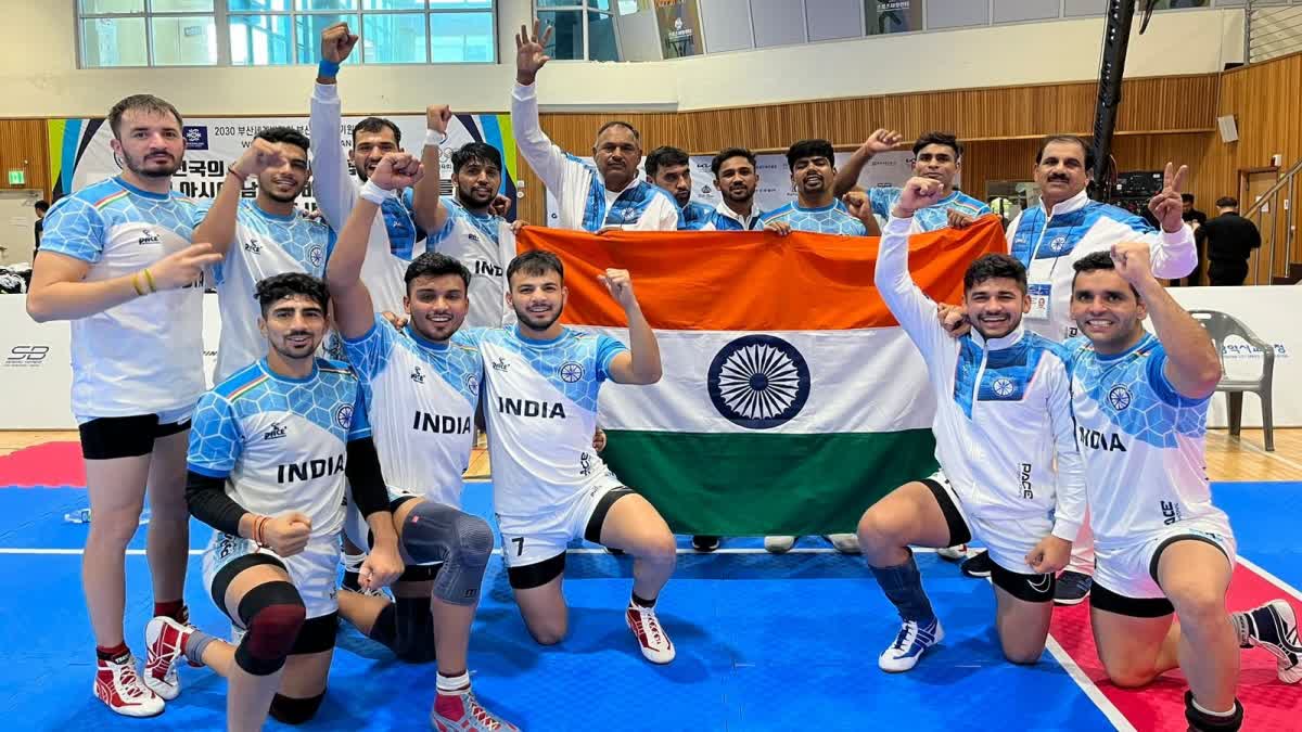 Asian Kabaddi Championship 2023  India vs Iran highlights  Pawan Sehrawat  India vs Iran  India Kabaddi team  ഏഷ്യൻ കബഡി ചാമ്പ്യൻഷിപ്പ്  പവൻ സെഹ്‌രാവത്ത്  ഇന്ത്യന്‍ കബഡി ടീം  ഏഷ്യൻ കബഡി ചാമ്പ്യൻഷിപ്പ് 2023