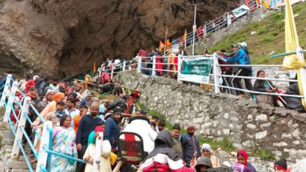 Amarnath Cave Shrine in the Valley