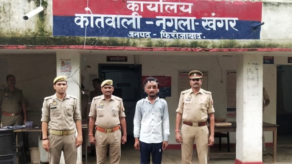 फिरोजाबाद में पुलिस ने पथराव में एक आरोपी  को गिरफ्तार कर लिया है.