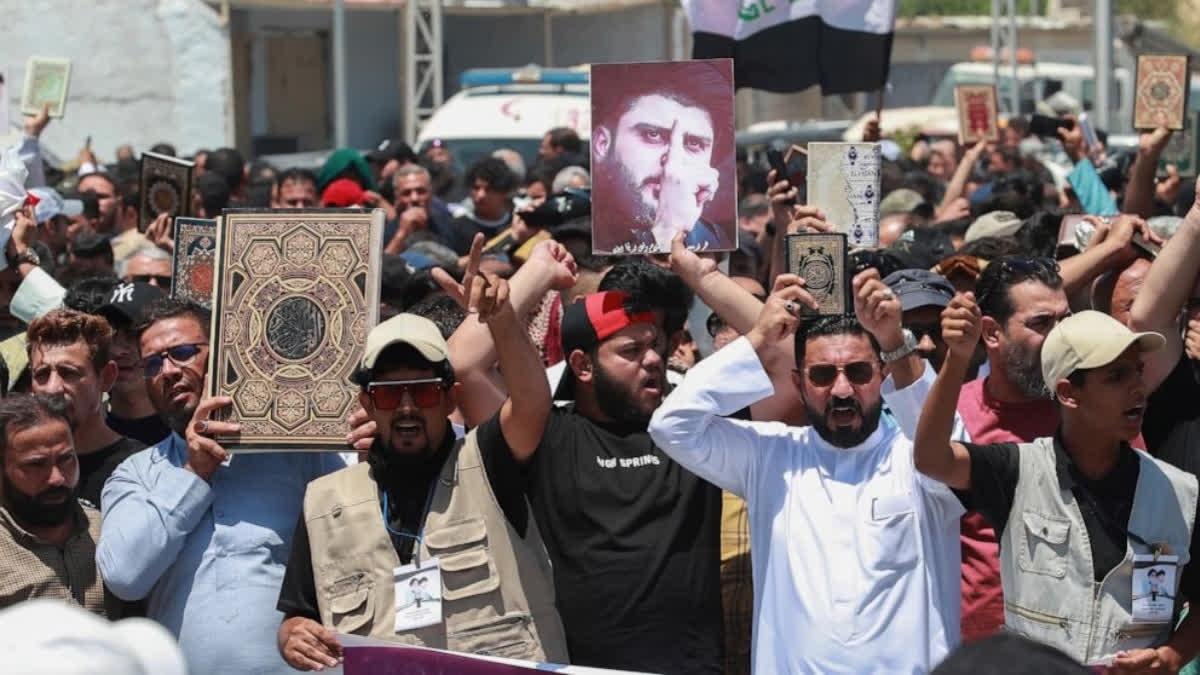 Thousands protest in Iraq for a second day over burning of Quran in Sweden