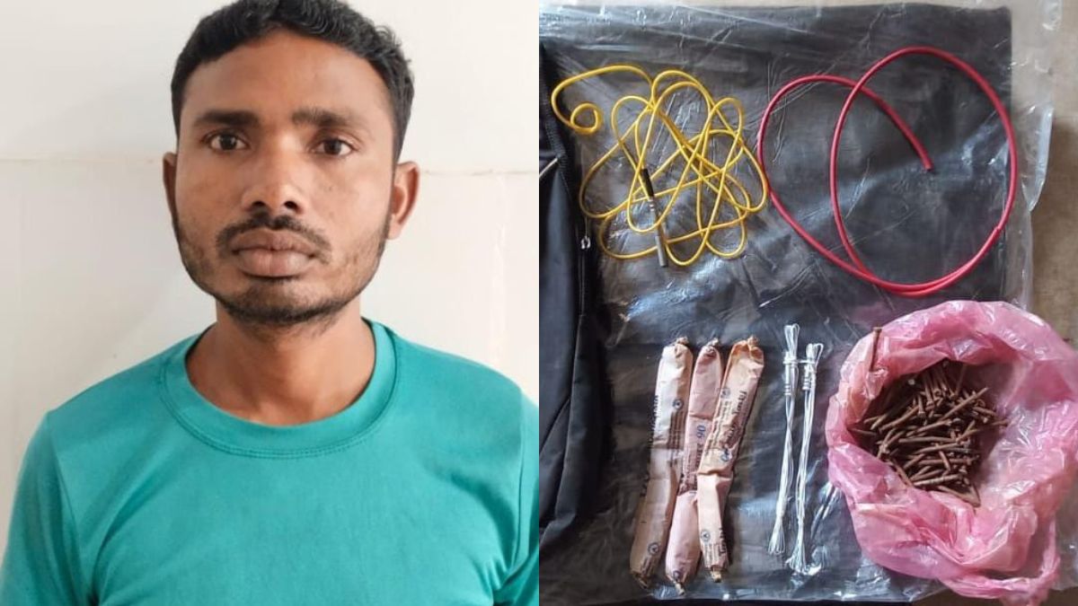 Naxalite arrested with explosives in Narayanpur