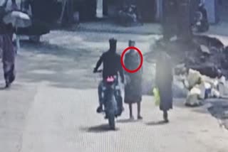 CCTV footage of chain snatching