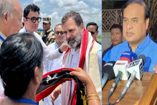 Rahul Gandhis visit to Manipur Criticized by Assam CM Himanta Biswa