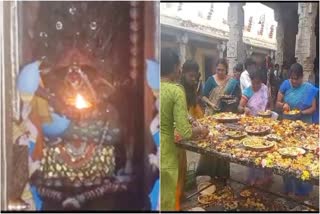 Goddess Chamundeshwari in Mayuri decoration