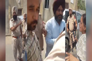 Beating of the police who went to raid in the case of theft, the video of the incident has come out