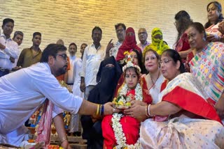 Muslim girl worshipped in Kumari Puja