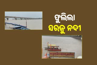 ବଢୁଛି ପବିତ୍ର ସରଜୁ ନଦୀର ଜଳସ୍ତର, ଦେଖନ୍ତୁ ଭିଡିଓ