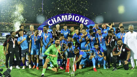 India to Top 100 in FIFA ETV BHARAT