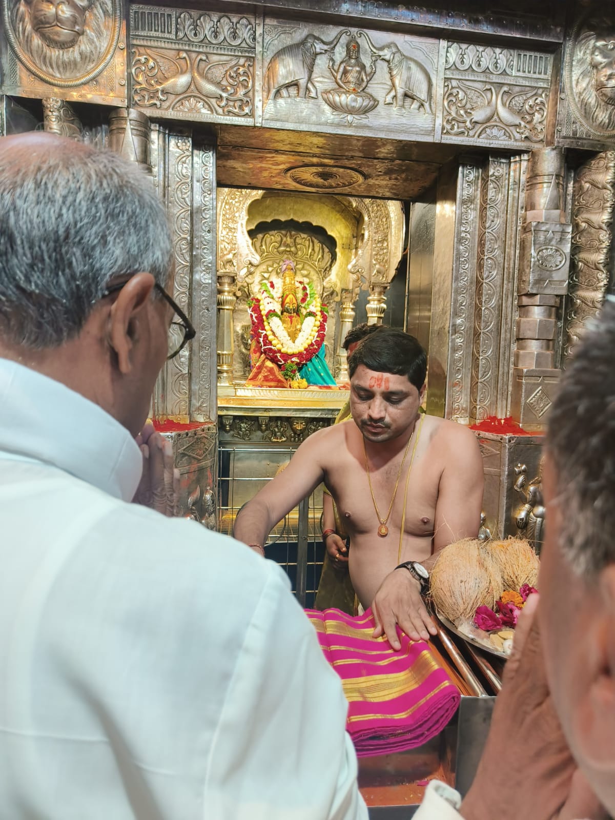 Digvijay visit pandharpur temple every year