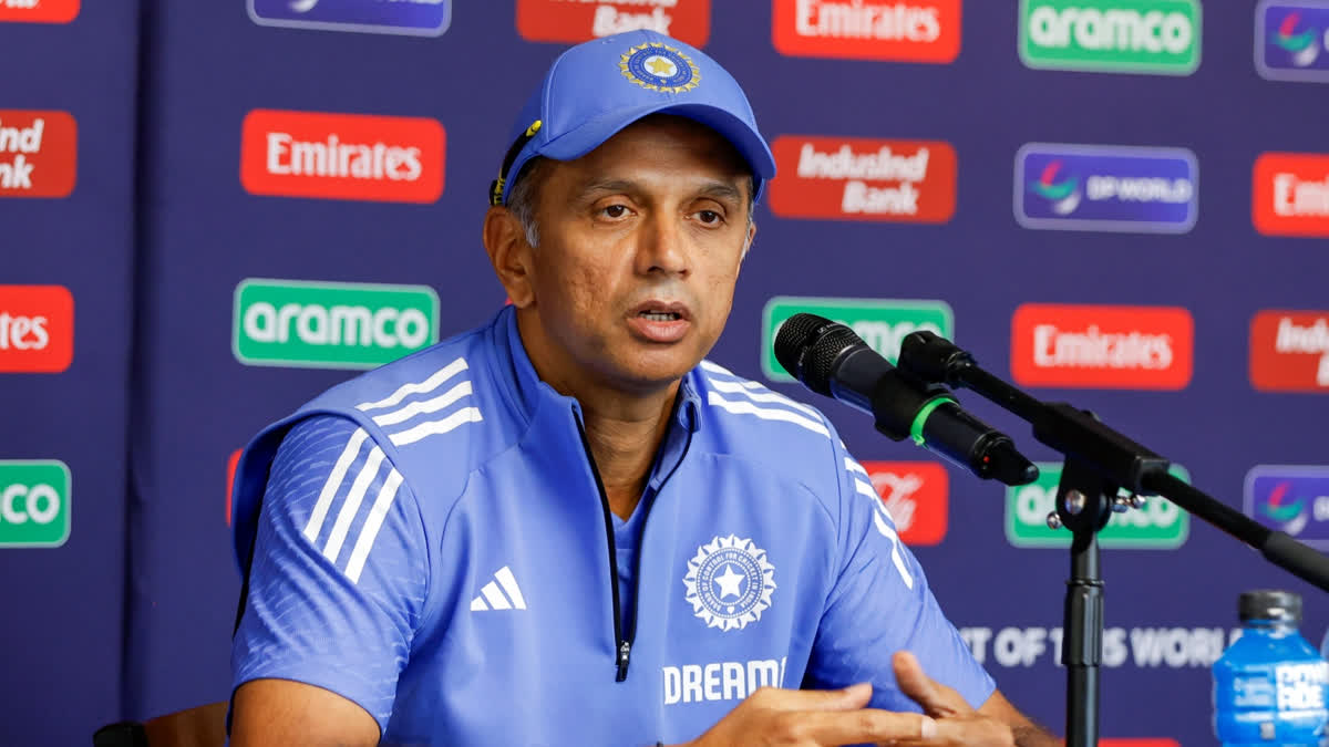 BlankHead Coach Rahul Dravid Ends His Career On A High As India Win T20 World Cup 2024