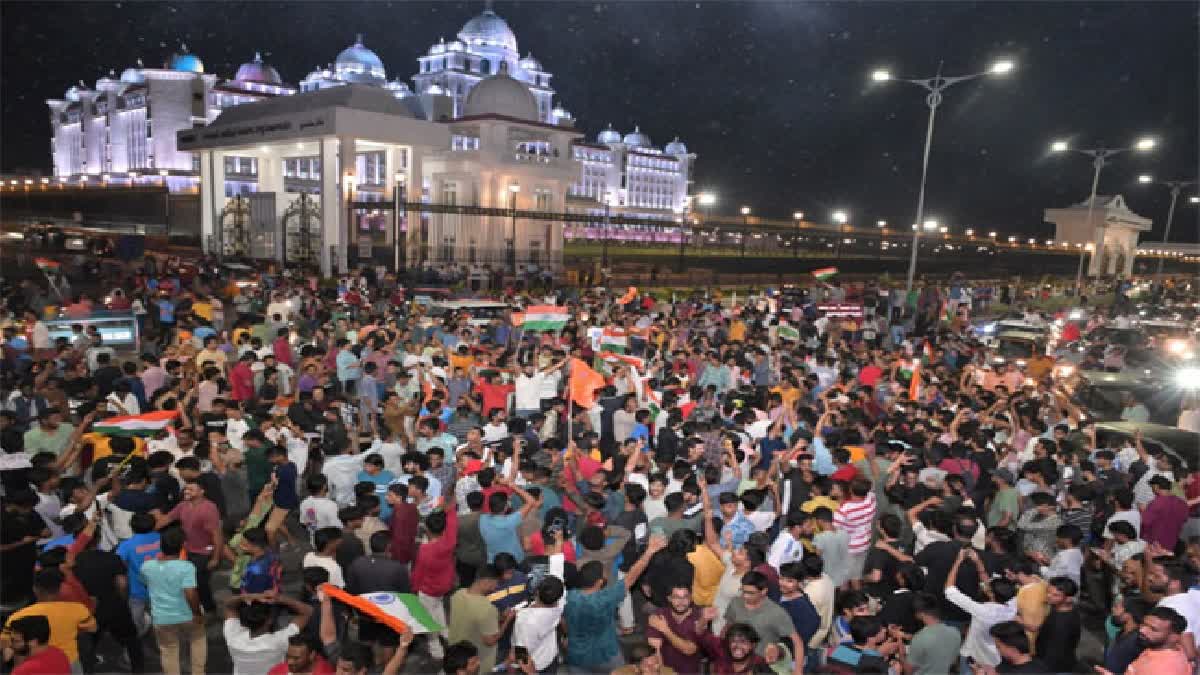 T20 World Cup Celebrations In Telangana