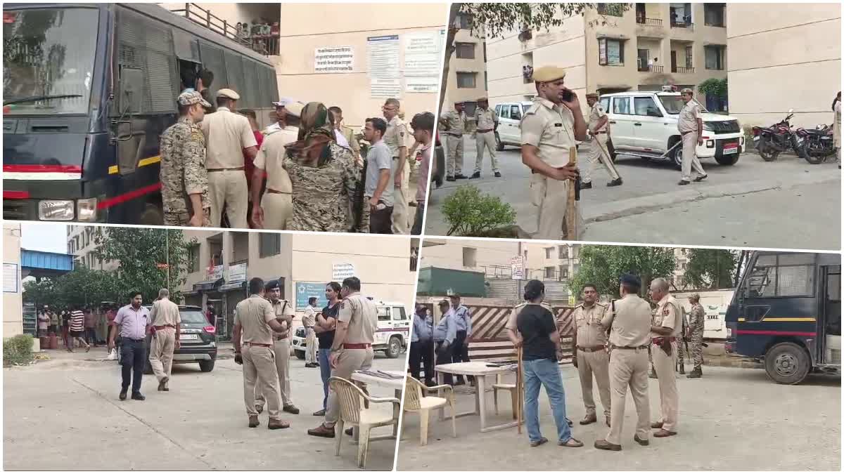 पुलिस ने दी दबिश