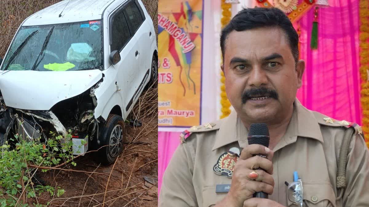 up police sub inspector dies in road accident in sonbhadra hindi news