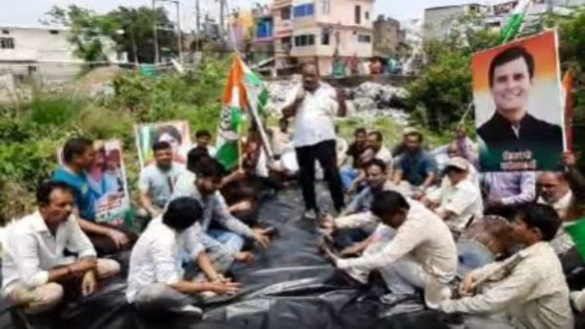 Congress protest in Haridwar