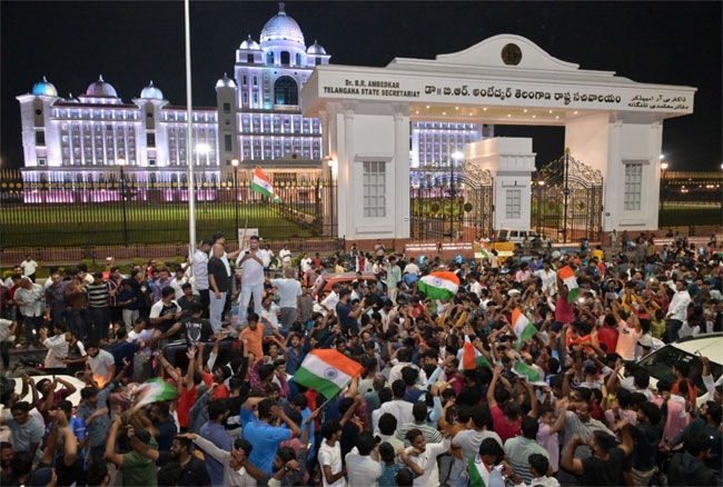 T20 World Cup Victory Celebrations In TG