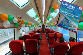 Vistadome Coach in NJP Howrah Shatabdi Express