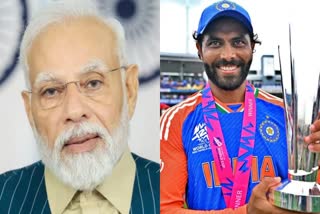 RAVINDRA JADEJA  NARENDRA MODI  T20I CAREER  ജഡേജയ്ക്ക് ആശംസകൾ അറിയിച്ച് മോദി