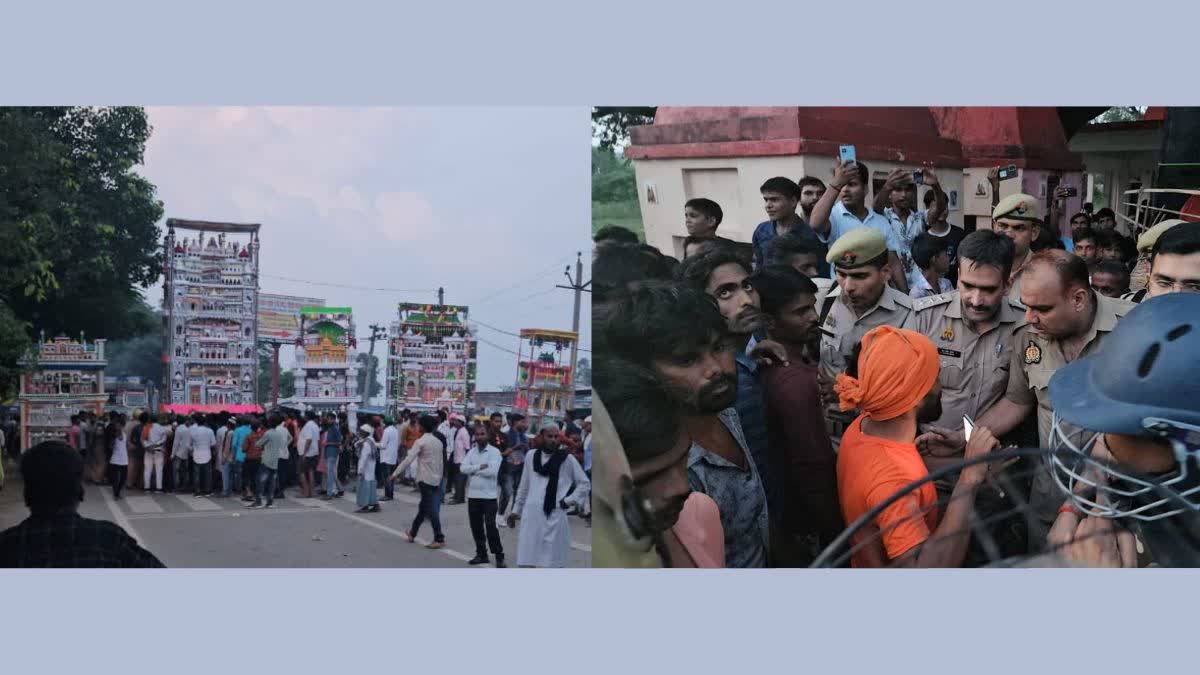 dispute over Moharram procession and Kavad Yatra
