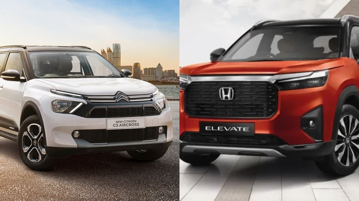 honda elevate and citroen c3 aircross suv cars