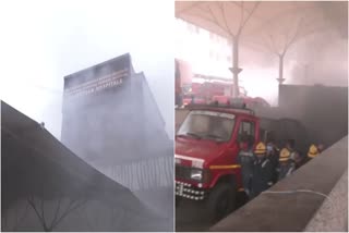 Fierce fire broke out in the basement of Rajasthan Hospital in Ahmedabad 22 vehicles of fire brigade were present