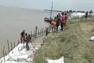 गंगा नदी में कटाव