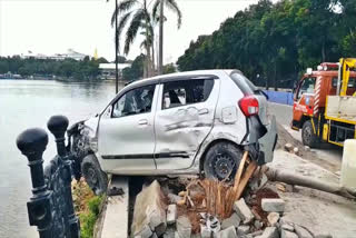 Hussain Sagar Car Accident