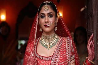 Mrunal Thakur has got a game when it comes to social media. The actor enjoys following of 9.5 million on Instagram where she allows her followers a little peep inside her personal and professional life. Wit, humour and candidness are her chops with which she breathes life in her social media presence and her latest post wherein she is seen donning bridal look is no different.
