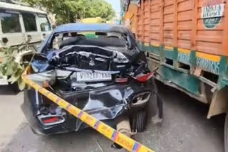 വാഹനാപകടത്തിൽ പൊലീസ് ഇൻസ്‌പെക്‌ടർ മരിച്ചു  ഡൽഹിയിൽ വാഹനാപകടം  Delhi cop killed in road accident  ജഗ്‌ബീർ സിങ്  Jagbir Singh  ഡൽഹിയിൽ കാറിൽ ട്രക്കിടിച്ച് ഇൻസ്‌പെക്‌ടർ മരിച്ചു  Accident  Delhi Accident