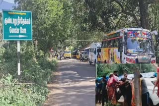 குண்டாறு அணை பகுதியில் சுற்றுலா பயணிகளிடையே மோதல் - பரபரப்பு வீடியோ காட்சிகள் வைரல்!